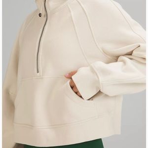 Lululemon scuba oversized hoodie (white opal)